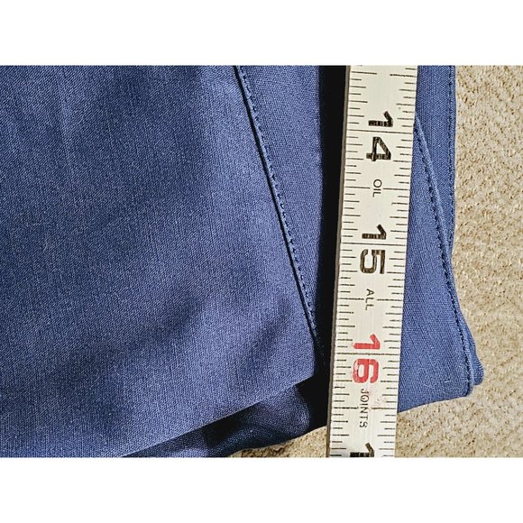 Mens The Phluid Project Cross Front tapered Pants Size Large Blue - Picture 8 of 8